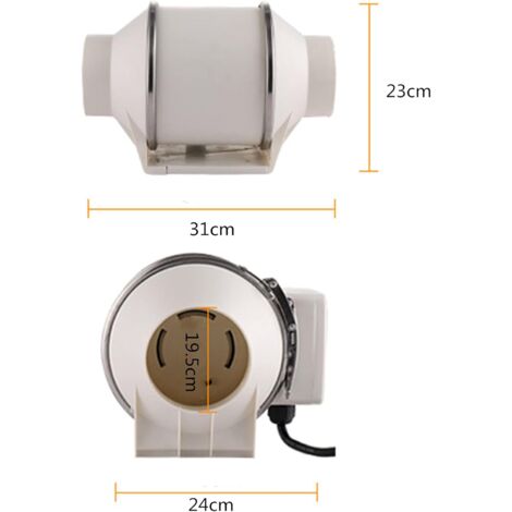 Vents 150 VKOL Turbo Rohrventilator – 150 Mm, 30 W, 358 M³/h, Mit Kugellager & IPX4 Spritzwasserschutz