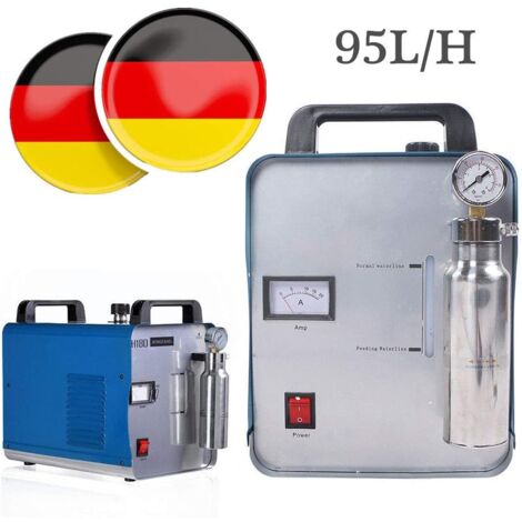 95L / H Sauerstoff Wasserstoff HHO Gasflamme Generator H180 Acryl Poliermaschine Wasser Schweißer Flamme Polierer