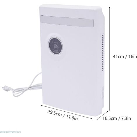 SENTICUM Luftentfeuchter 1500ml - Tragbar Mit Timer & Farblicht | Gegen Schimmel