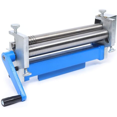 3-Walzen Rundbiegemaschine Walzenbiegegerät manuell Rohrbiegemaschine Blechbiegemaschine Biegedurchmesser: 30 mm