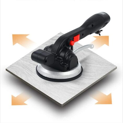 Fliesenvibrator Handheld Fliesenleger Akku 12V Fliesenrüttler Fliesenleger Maschine mit 1 Batterie und Ladegerät