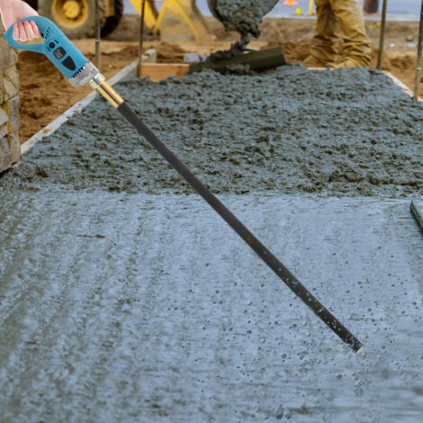 MSW Betonrüttler 2000W - Professioneller Flaschenrüttler Für Baustelle
