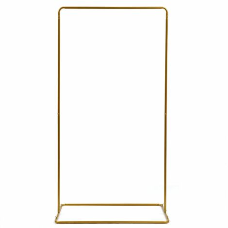 WooDerson Metall-Hochzeitsbogen 1.5x2m - Goldener Rahmen Für Party-Dekoration