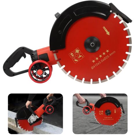 Tagtuell 5200W Elektrische Betonsäge - Diamanttrennscheibe 210mm Mit Kupfermotor