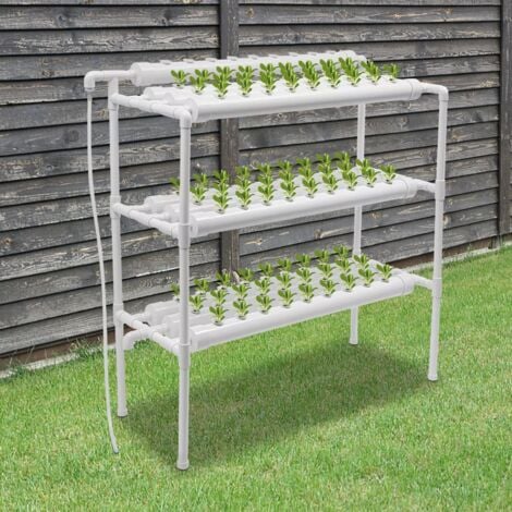 Pflanzenpflanze Hydroponic System Grow Kit 90Plant Sites Drei Layer