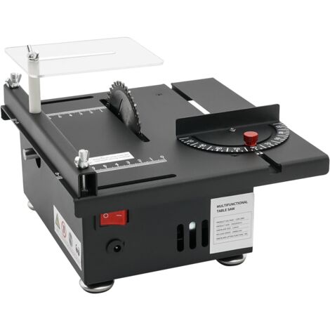 200W Mini Tischkreissäge 10000 U/min 7-Gang-Netzteil Einstellbarer Multifunktionale Holzbearbeitung Tragbare Präzisions DIY Miniatur Tischkreissägen Table Saw