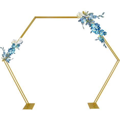 Hochzeitsbogen 2x1.5m Gold - Metall Rahmen Für Dekoration