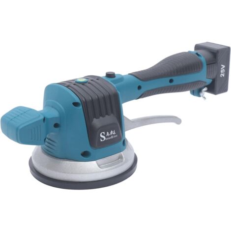 2IN1 Akku Fliesenrüttler & Saugnäpfen | mit 30 * 16cm Saugnapf 250kg Tragkraft Fliesenleger Maschine Elektrische Vibrationsmaschine für 2m Fliesen Wandfliesen Ziegelwand Leveling Vibrator