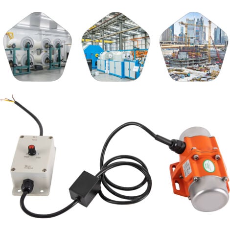 Elektrischer Vibrationsmotor 220V 3000U/min - 60W Mit Drehzahlregler