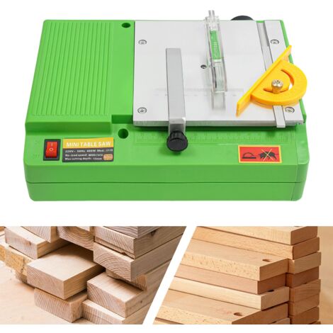 Mini Tischkreissäge 480W Dekupiersäge 220V Kleine Carving Machine Tragbare Tischsägen Holzbearbeitung Schneiden Polier 8800 U/min Kleine Carving Machine für Schneiden, Polieren und Gravieren