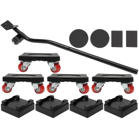 Möbel Transportroller Set, Stück Möbel Gleitsystem mit Lastenheber,Möbeltransport Set mit Möbelroller,360 Grad drehbar Rads,Umzugshelfer möbeltransportrollen (1/5)