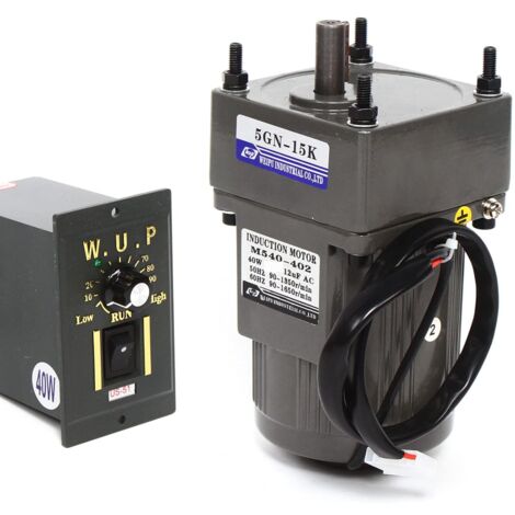 Wechselstrommotor, Schneckengetriebemotor 120w 1400RPM Selbsthemmende