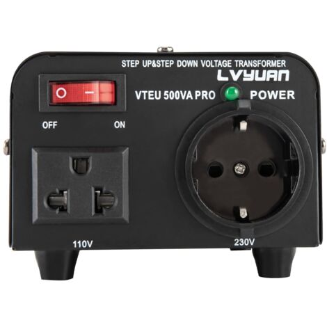 Ringkerntransformator 800W – Spannungswandler 110V↔220V Mit Überlastschutz & 4 Steckdosen (EU/US/UK/Japan)