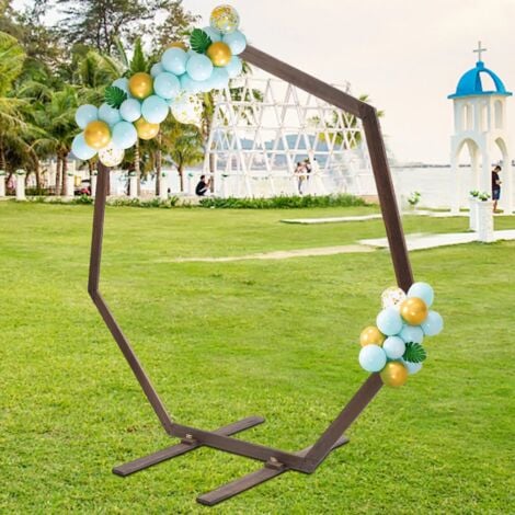 Tischbogen Ständer Verstellbar - Ballonbogen Halterung 73-250cm Schwarz