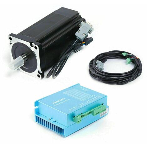 12Nm Schrittmotor Nema34 + HBS86H Treiber – Closed-Loop-Set, 8A, 20-80V AC, Für CNC, 3D-Drucker & Gravurmaschinen