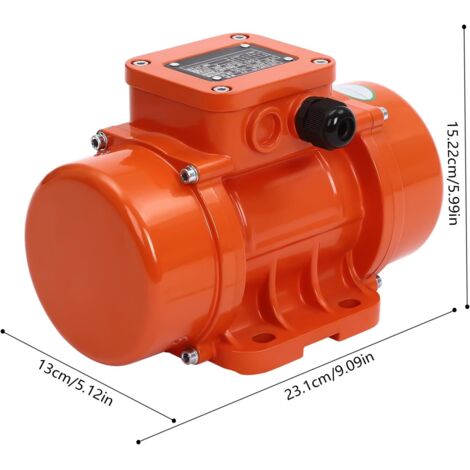 Produktbild von PLOCVB DC 220V Betonrüttler Vibrationsmotor – 40W Bürstenlos, IP65 Wasserdicht, 1000–3000 U/min Regelbar Für Rütteltisch, Sieb & Förderrinne