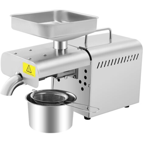 610W Automatische Ölpresse Expeller Maschine Edelstahl Öl Extraktion Nuts Seeds Digital Temperature Control zerlegbar Förderschnecken Automatische Heißprsse Edelstahl Extraktor