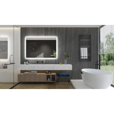 Miroir De Salle De Bain LED Bluetooth SogesHome 60x80cm - Anti-buée, 3 Températures De Couleur, Haut-parleur Intégré, étanche IP44