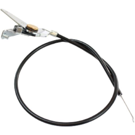 Cable De Tracción Para Cortacésped – 2 Metros X 2,5 Mm De Diámetro, Cabeza En Forma De Pera De 8x12 Mm, De Acero