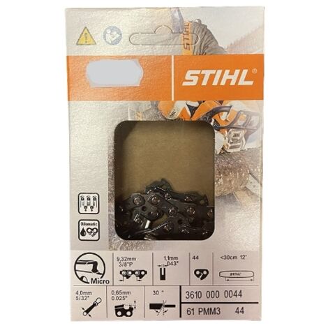 Pico Micro cadena 3/8 paso 1,1 mm ORIGINAL STIHL motosierra 36100000044