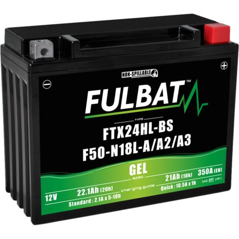 TECNO GEL Motorrad-Batterie für YTX14-BS, 12V Gel-Batterie 12 Ah (DIN