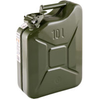 Bidón metálico para hidrocarburos de 10 litros rojo