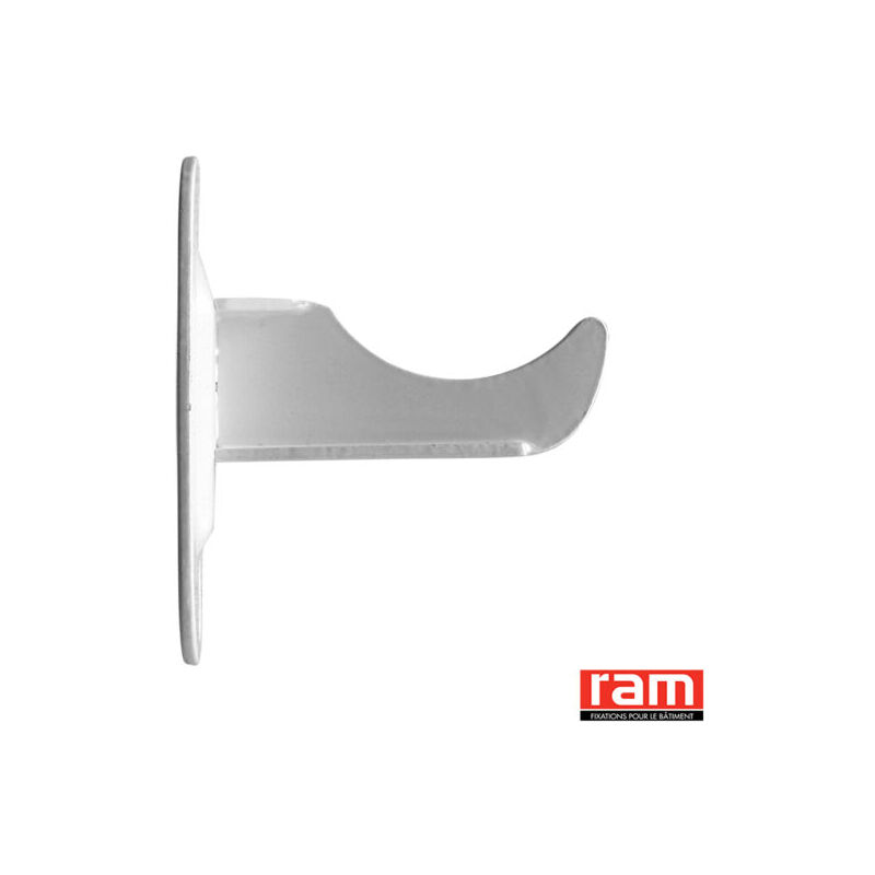 Support de Rideau pour Radiateur – Axe Vissé L65 Blanc