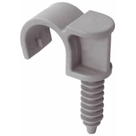 100 colliers chevilles RAMCLIP gris pour tube nu Ø12 à 16 - RAM