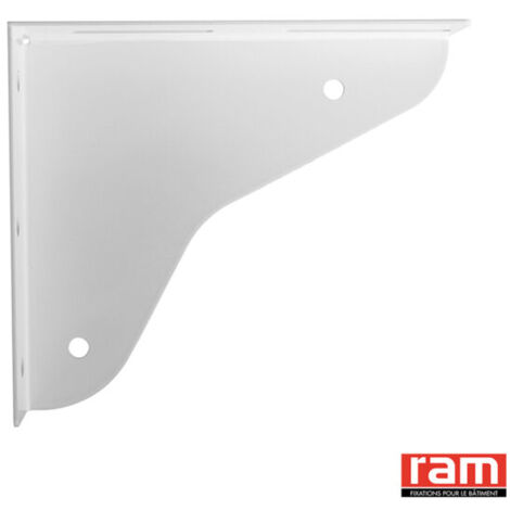 Kit de 2 consoles de lavabo réglable - Peinture epoxy - Ajustable de 250 mm à 310 mm - Pour collectivités - Ram