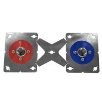 RAM – Sortie de cloison HYDROFIX PER Ø16 à sertir – Entraxe 150 mm – Compatible PER, multicouches, cuivre – Installation visitable