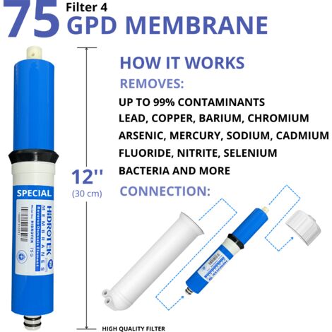 Membrana 1812/3012 Membrana Ad Osmosi Inversa Per Depuratore Acqua - Foto 10
