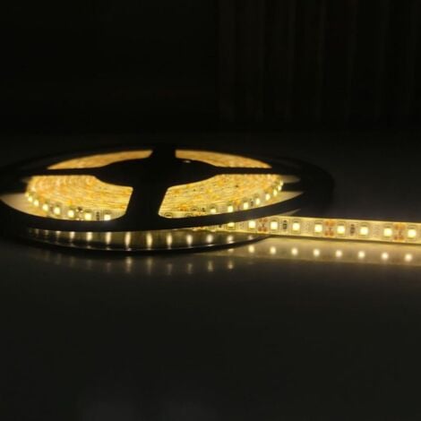 Ruban LED 12V 5M 2835 IP44 120LED/m - Blanc Chaud 2300K - 3500K - SILAMP
