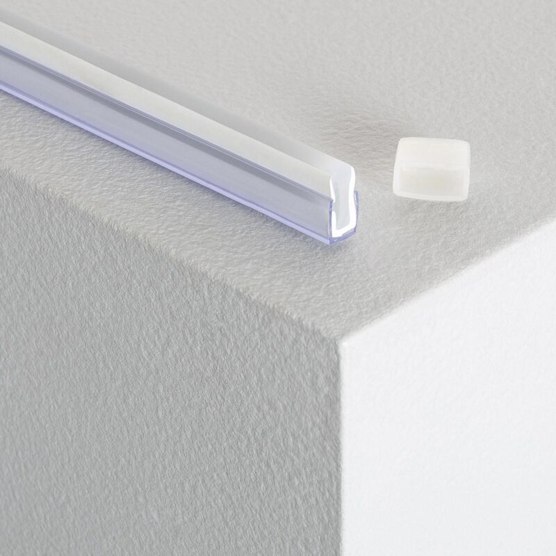 Profil Polycarbonat für LED-Streifen Neon 24V Durchsichtig1 m