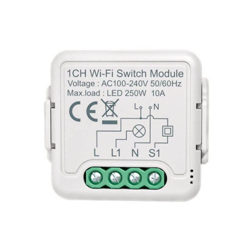 LED-Dimmer Triac WiFi Triac RF 1CH 1.5A AC Kompatibel mit Schalter - Ledkia