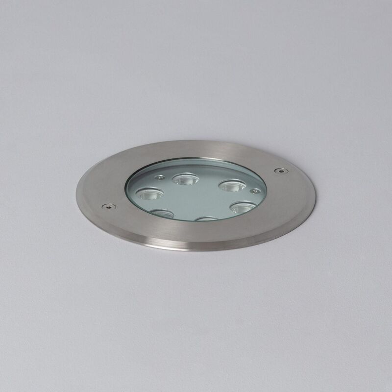 LED-Bodeneinbaustrahler Aussen 6W Inox Warmes Weiß 3000K 45º108 mm