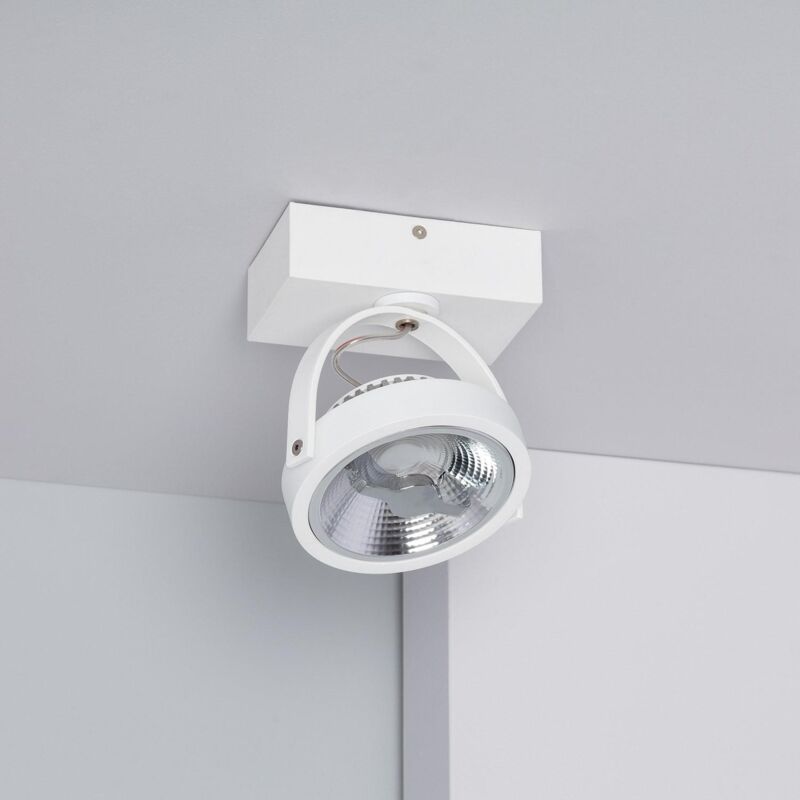 AR111 CREE mm 24°82 Kaltes 15W Weiss 5500K Oberfläche Weiß Dimmbar Schwenkbar LED-Strahler