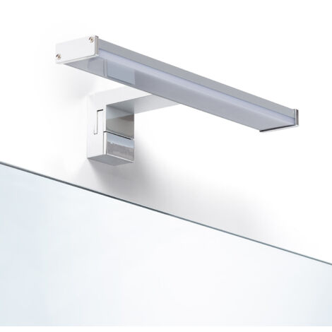 Wandleuchte Spiegel Badezimmer 6W Silber Big Kendari 2700K Warmweiß