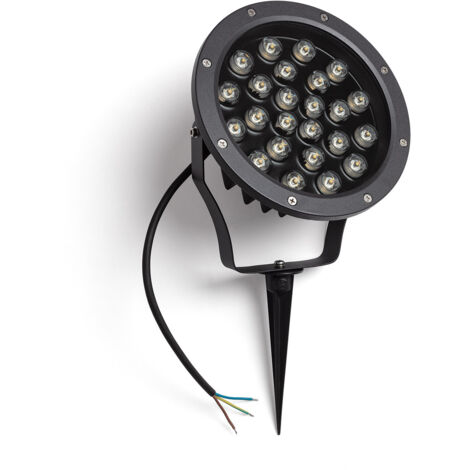 LED-Außenstrahler 24W IP67 mit Spieß Colmar 3000K Warmweiß (1/5)