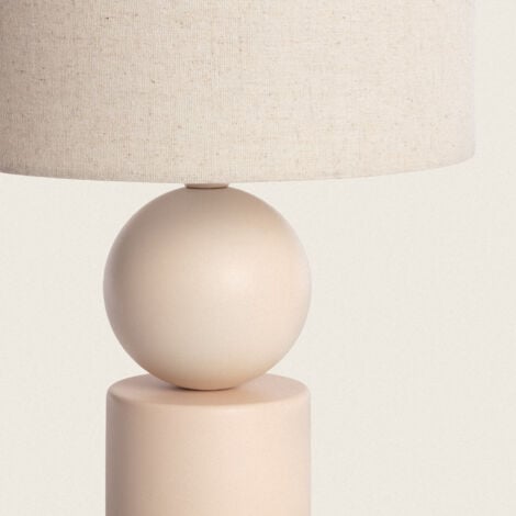 Tischlampe Keramik Rahma Beige
