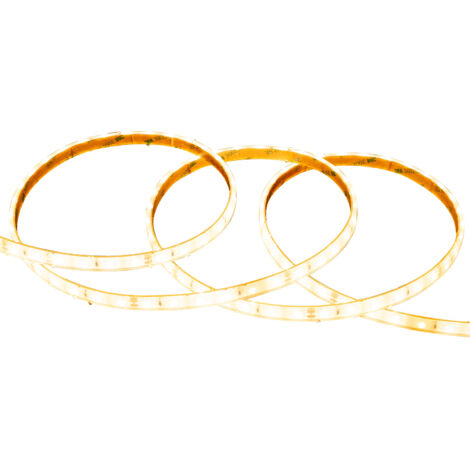 Bioledex 5 M LED Streifen Orange – Flexibles SMD Band, 12V, 300 LEDs, 5 Cm Kürzbar, IP20