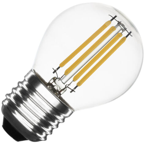 LED-Glühbirne Filament E27 4W 470 lm Dimmbar G45 No Flicker 2700K Warmweiß
