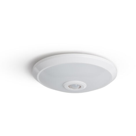 LEDKIA LED-Deckenleuchte 12W Mit Bewegungs- & Dämmerungssensor – 4000K Neutralweiß, Ø 24 Cm