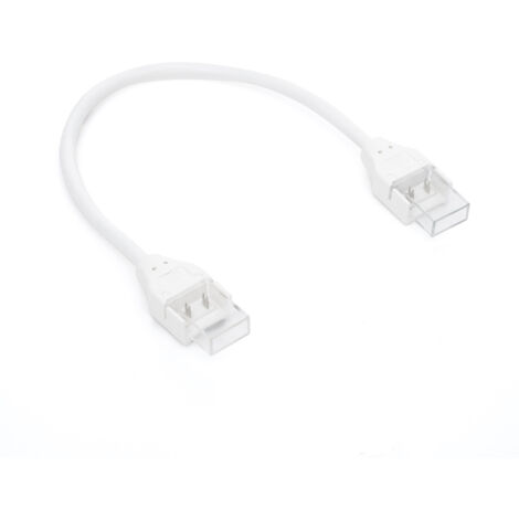 Verbinder doppelt mit Kabel für LED-Streifen SILICONE FLEX SMD & COB Breite 10mm 10 mm (1/3)