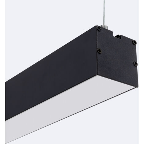 LED Linearstrahler 30W, Hängend, Schwarz – Dimmbar Mit Verstellbarer Farbtemperatur (warm/kalt)