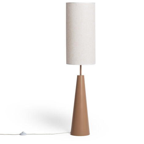 Stehlampe Metall Dembar Beige