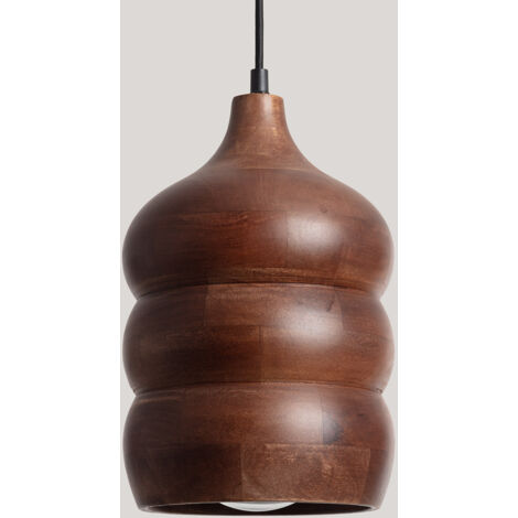Pendelleuchte aus Holz Kanan I Natürlich (1/5)