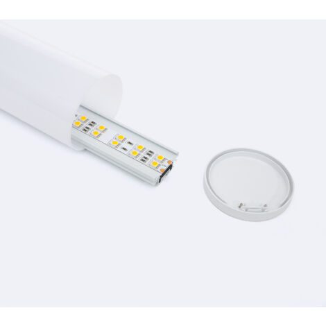 Shine Plus LED Aluminiumprofil 2 M – Für LED-Streifen Bis 20,2 Mm, Mit Matter PC-Abdeckung, 15 Stück
