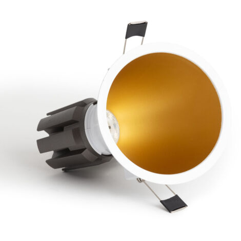 LED Downlight Einbaustrahler 9-12W Konisch Neigung 20º Areni Schnitt Ø 100 mm 3500K Gold Warmweiß 12 W (1/5)