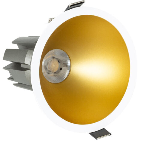 LED Downlight Einbaustrahler 9-12W Konisch Areni Schnitt Ø 100 mm 3500K Gold Warmweiß 12 W (1/4)