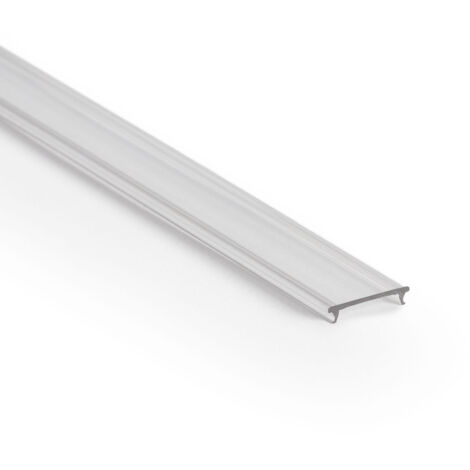 10 Meter Abdeckung für Aluminiumprofil kompatibel mit Ref. 128977, 128982, 151775 Transparent